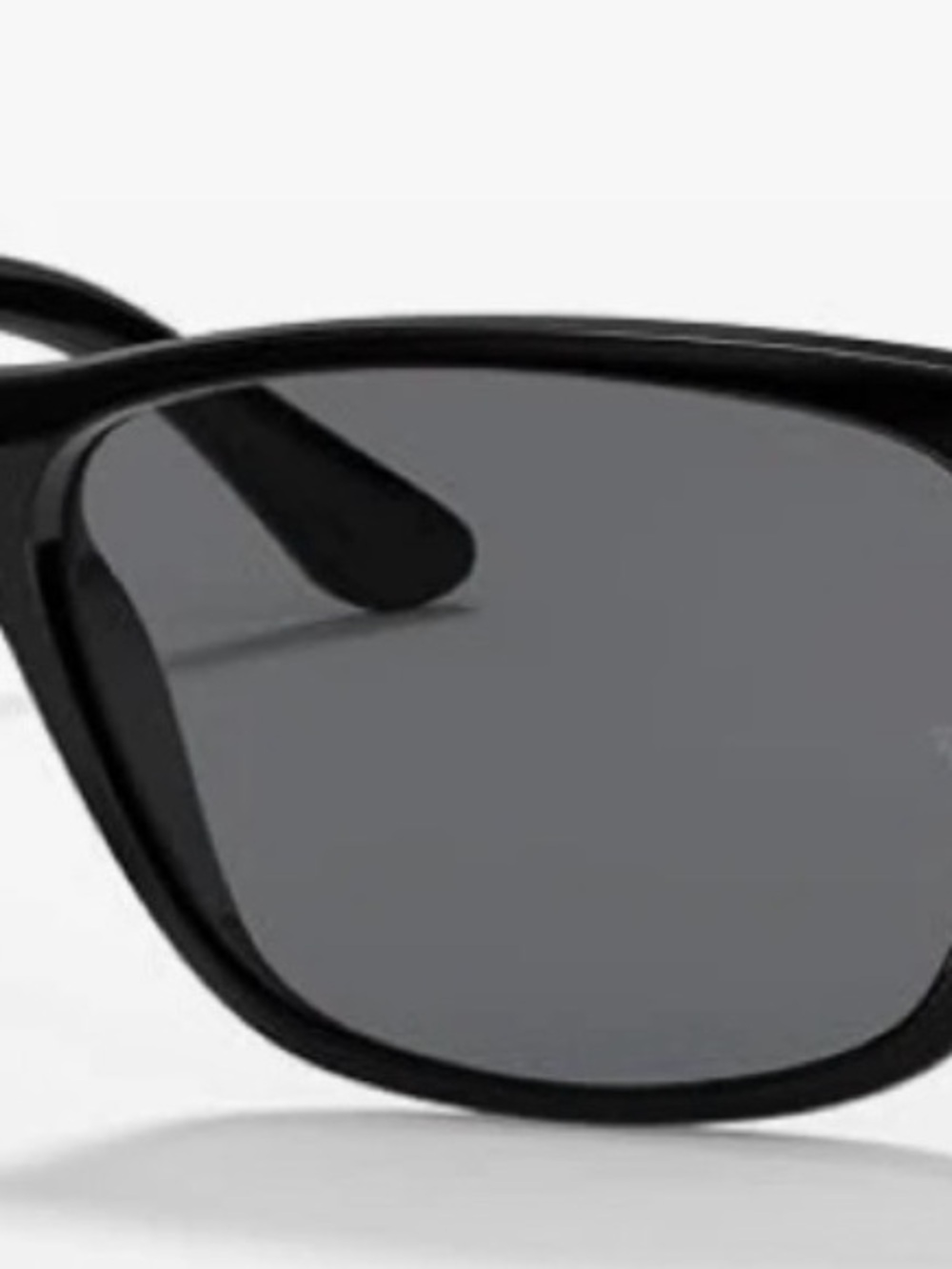 Ray-Ban RB 4181 601/87 Men's Black Square Sunglasses Gray Lenses 57-16 145 Italy